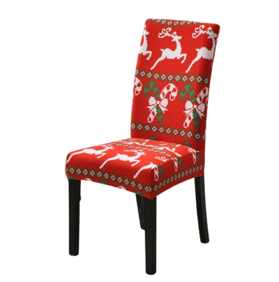 Poťah Na Stoličku Christmas Candy Cane