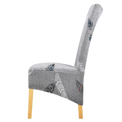 Veľký Šedý Poťah Na Stoličku S Perím