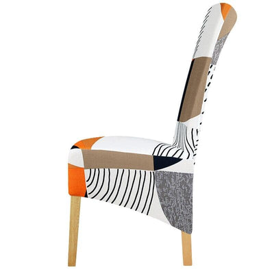 Veľký Viacfarebný Poťah Na Stoličku