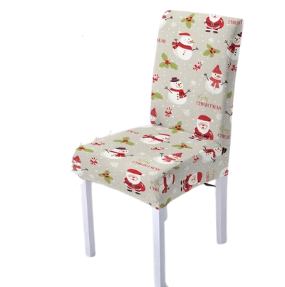 Veselé Vianoce Sivá Poťah Na Stoličku