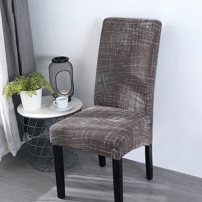 Moderný Poťah Na Stoličku (Hnedý)