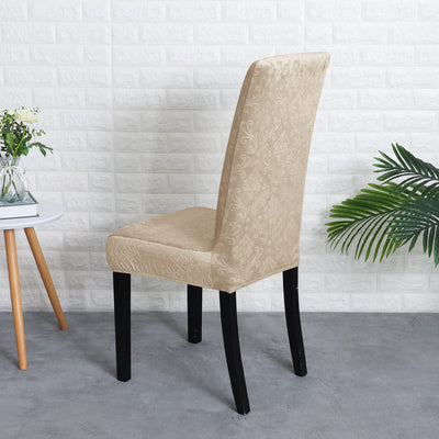 Beige Lily Velvet Poťah Na Stoličku