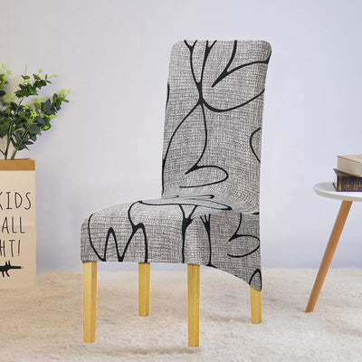 Xl Moderný Šedý Poťah Na Stoličku