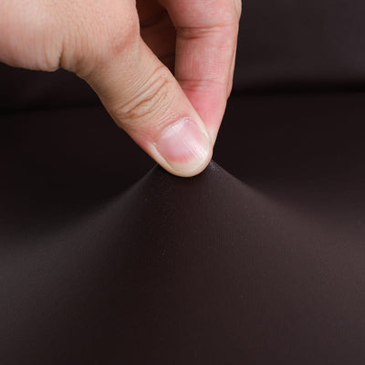 Kávový Kožený Poťah Na Kancelársku Stoličku