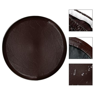 Kávovo Hnedý Okrúhly Poťah Na Barovú Stoličku