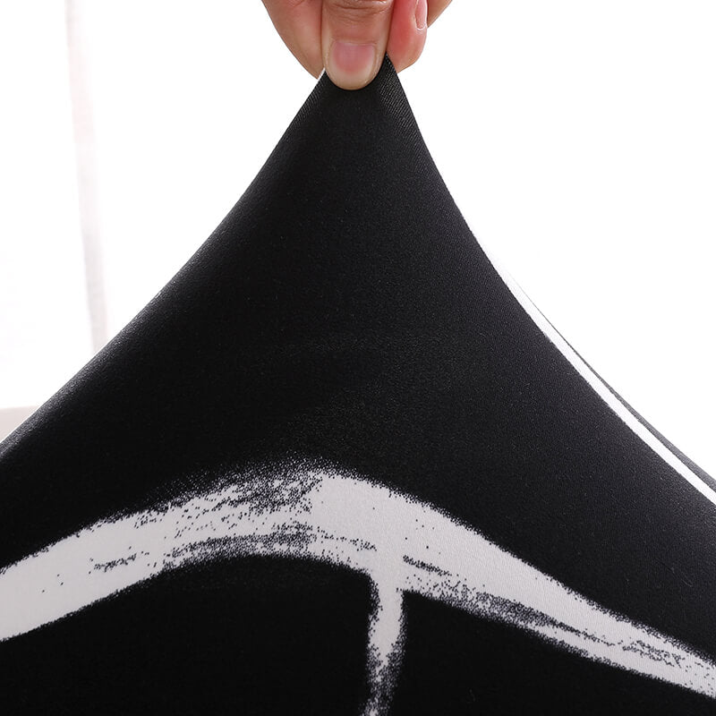 Čierny Bi-Strečový Poťah Na Stoličku