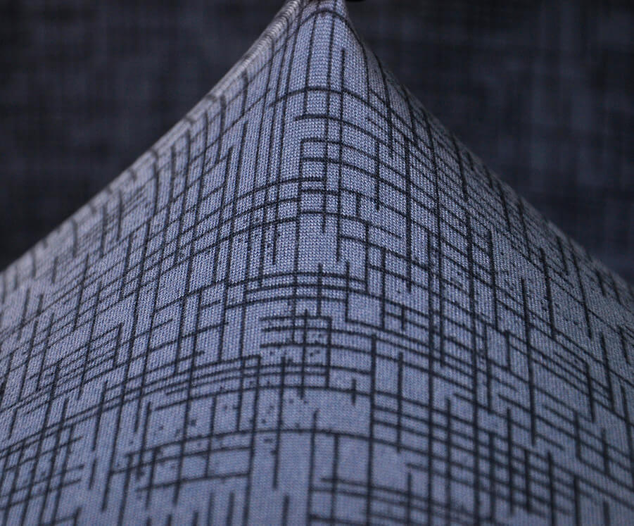 Modrošedý Poťah Na Stoličku