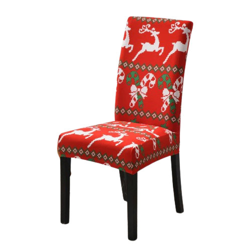 Poťah Na Stoličku Christmas Candy Cane