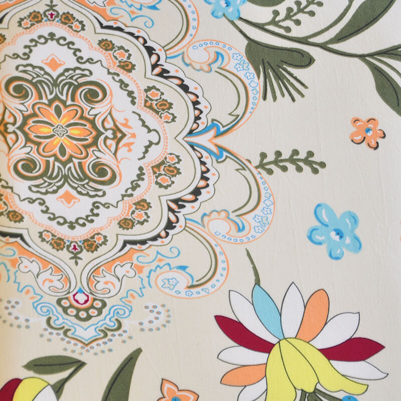 Viacfarebný Kvetinový Poťah Na Stoličku