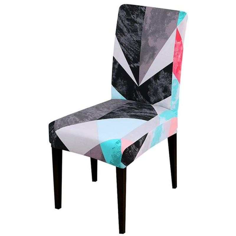 Sivý A Čierny Poťah Na Stoličku