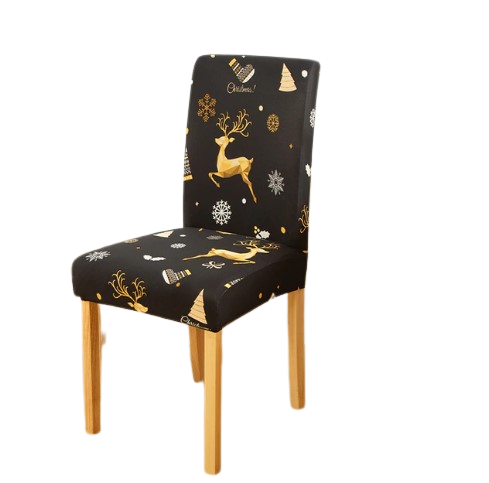Čierna Poťah Na Stoličku Veselé Vianoce