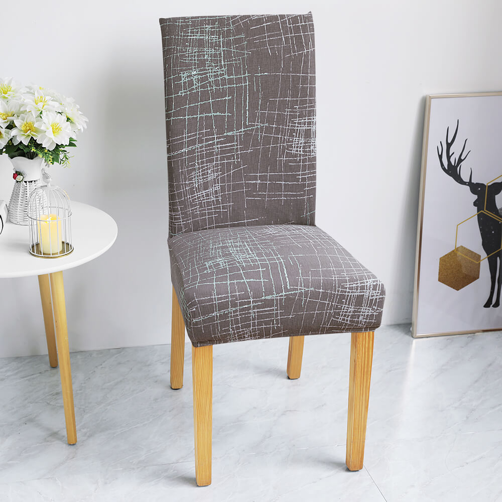 Moderný Poťah Na Stoličku (Hnedý)