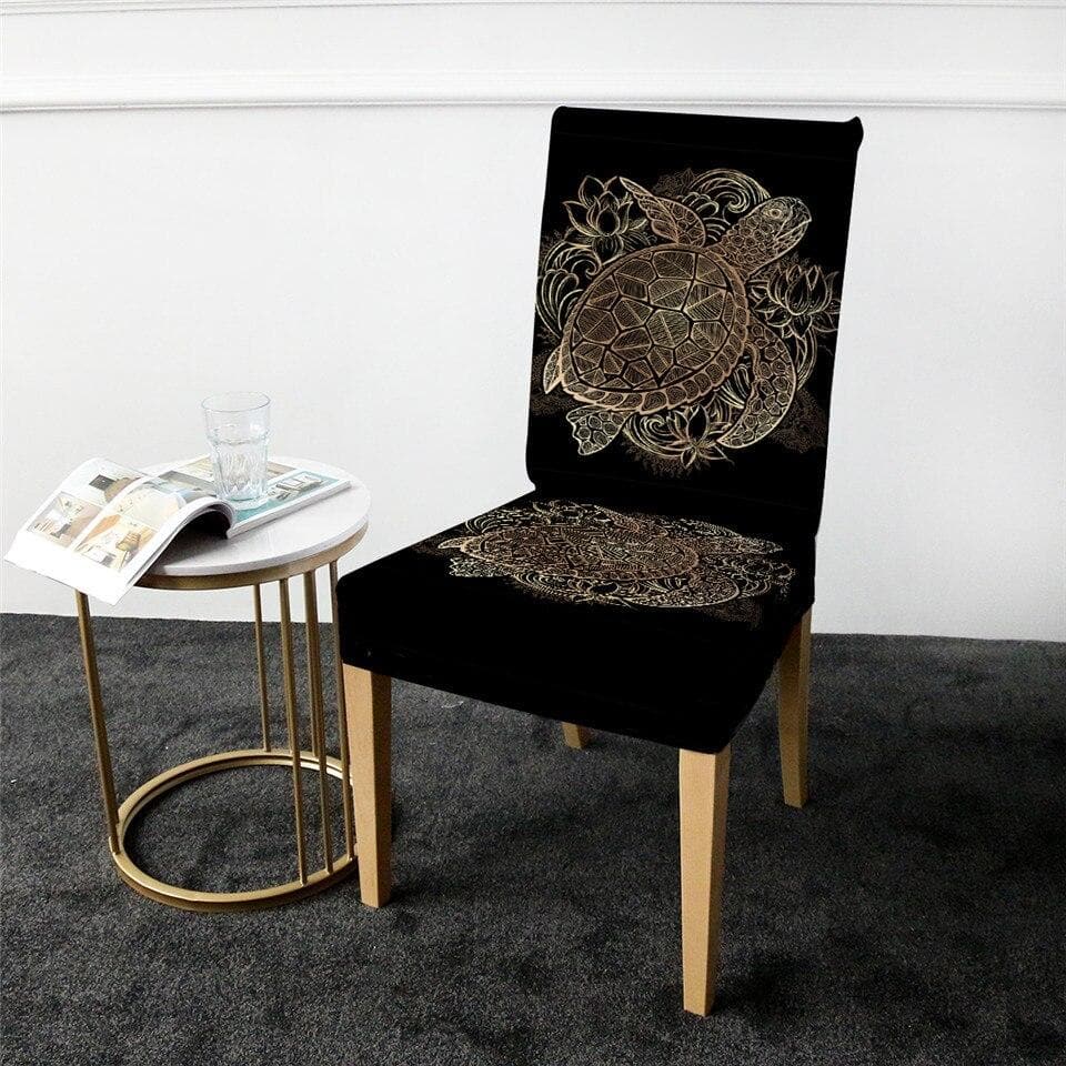 Poťah Na Stoličku Zlatá Korytnačka