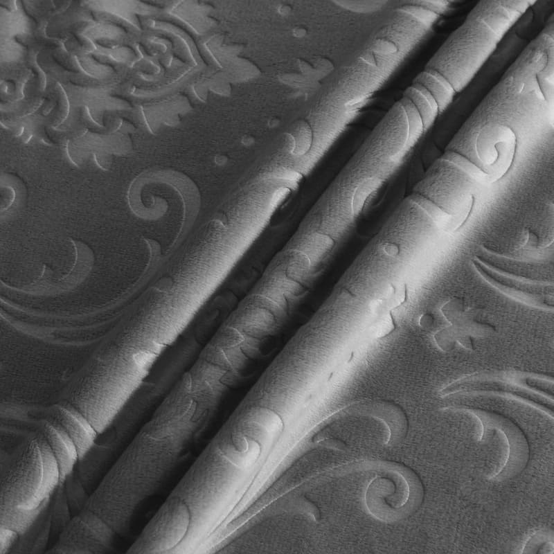 Poťah Na Stoličku Lys Velvet Charcoal Grey