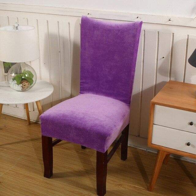 Poťah Na Stoličku Ametyst Purple Velvet