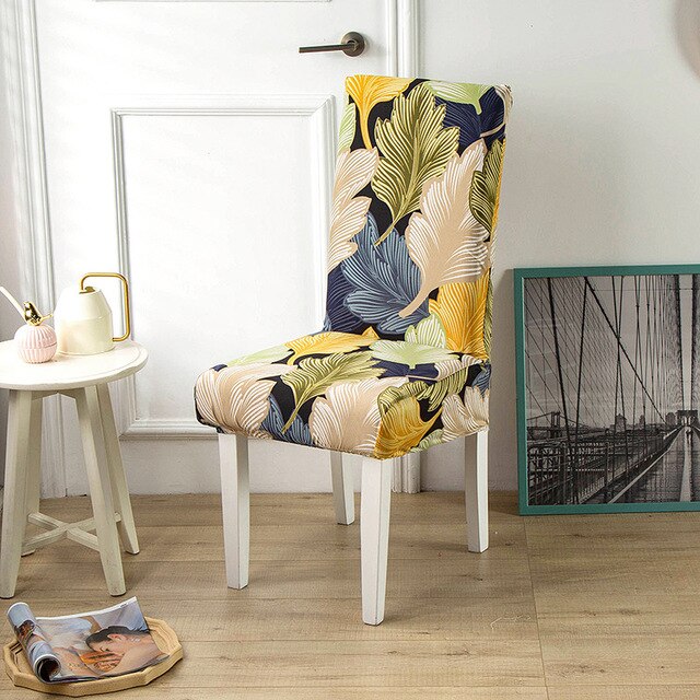 Zelený Listový Poťah Na Stoličku